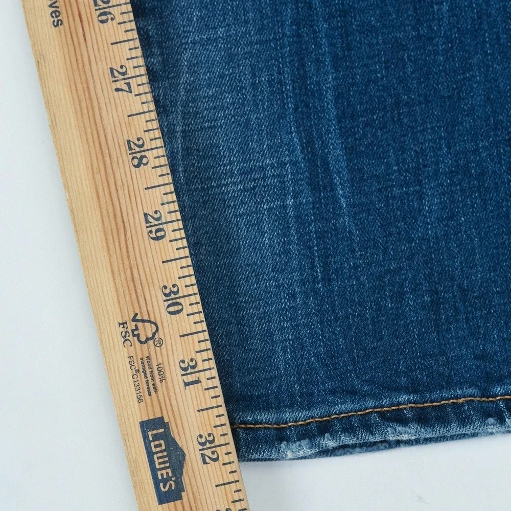 True Religion Jeans Mens 44 Fits 42X32 Ricky Relaxed Straight Flap Pocket Denim